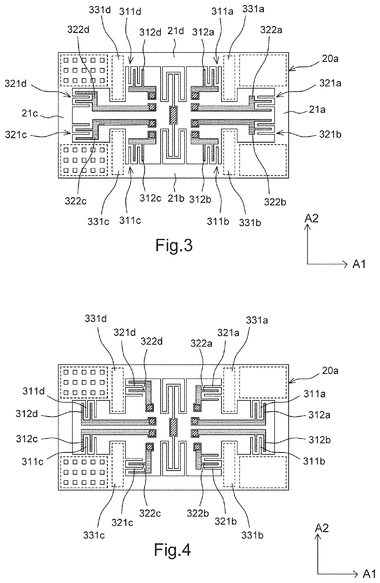 Three-axis accelerometer