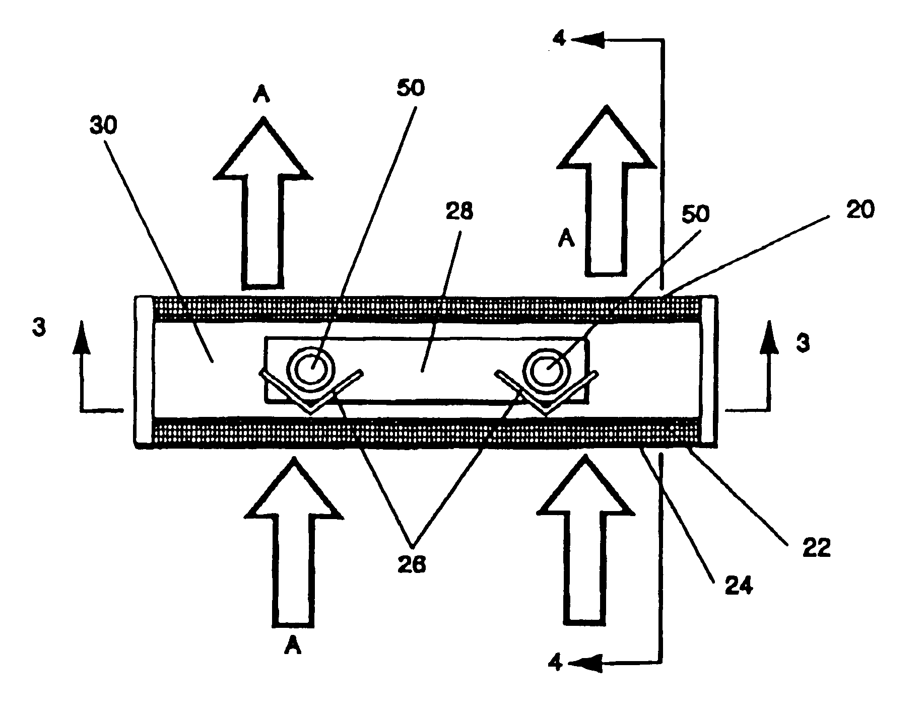 Air actinism chamber apparatus and method