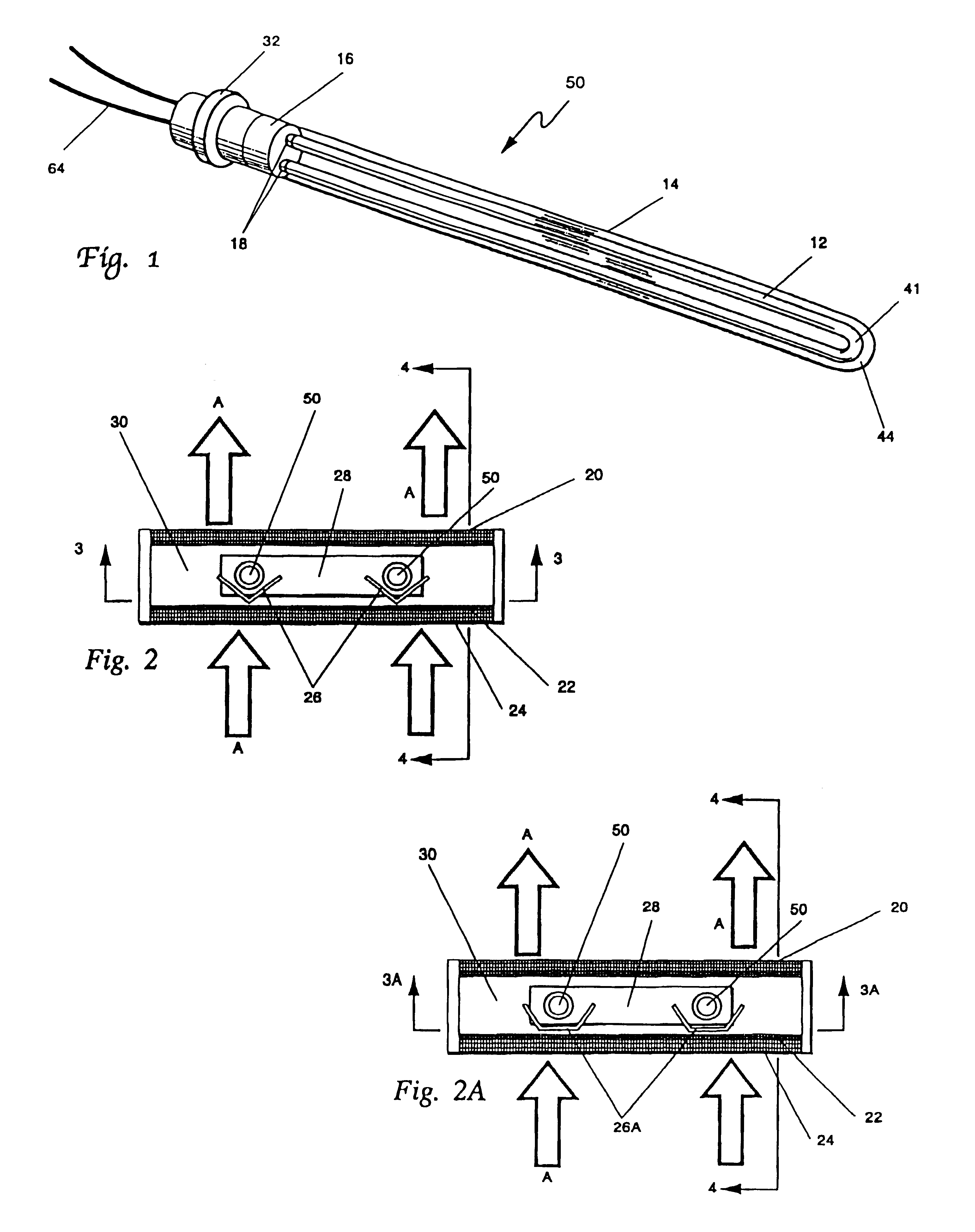 Air actinism chamber apparatus and method