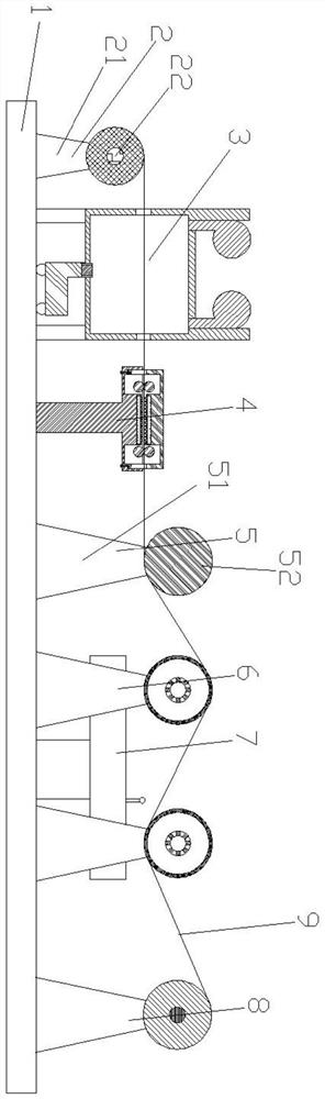 Continuous drying machine for packaging carton processing production line and using method of continuous drying machine