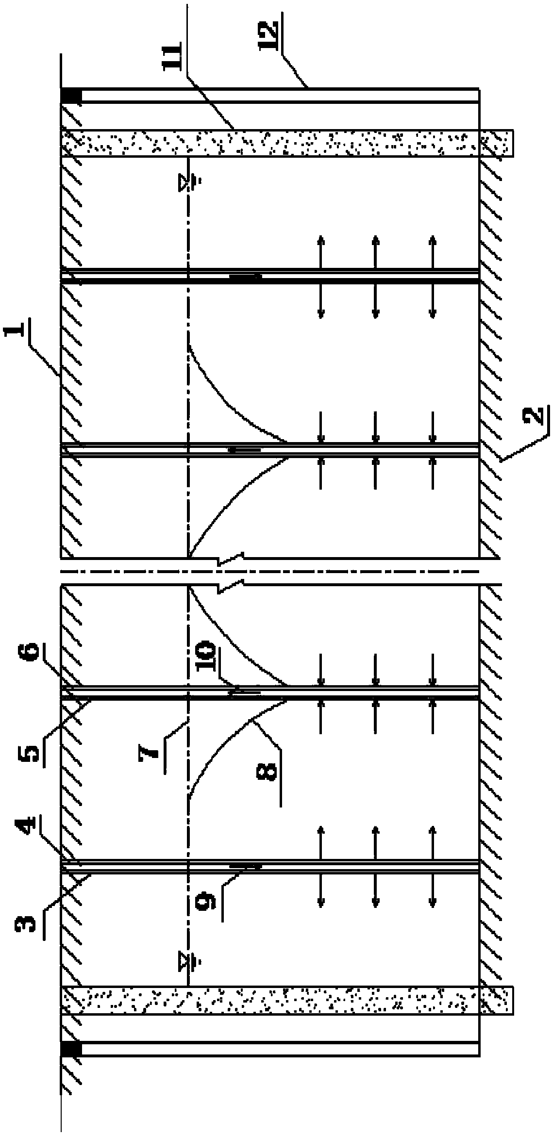 Tailing in-situ leaching process and system