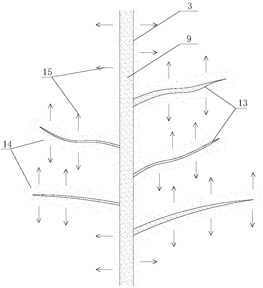 Tailing in-situ leaching process and system