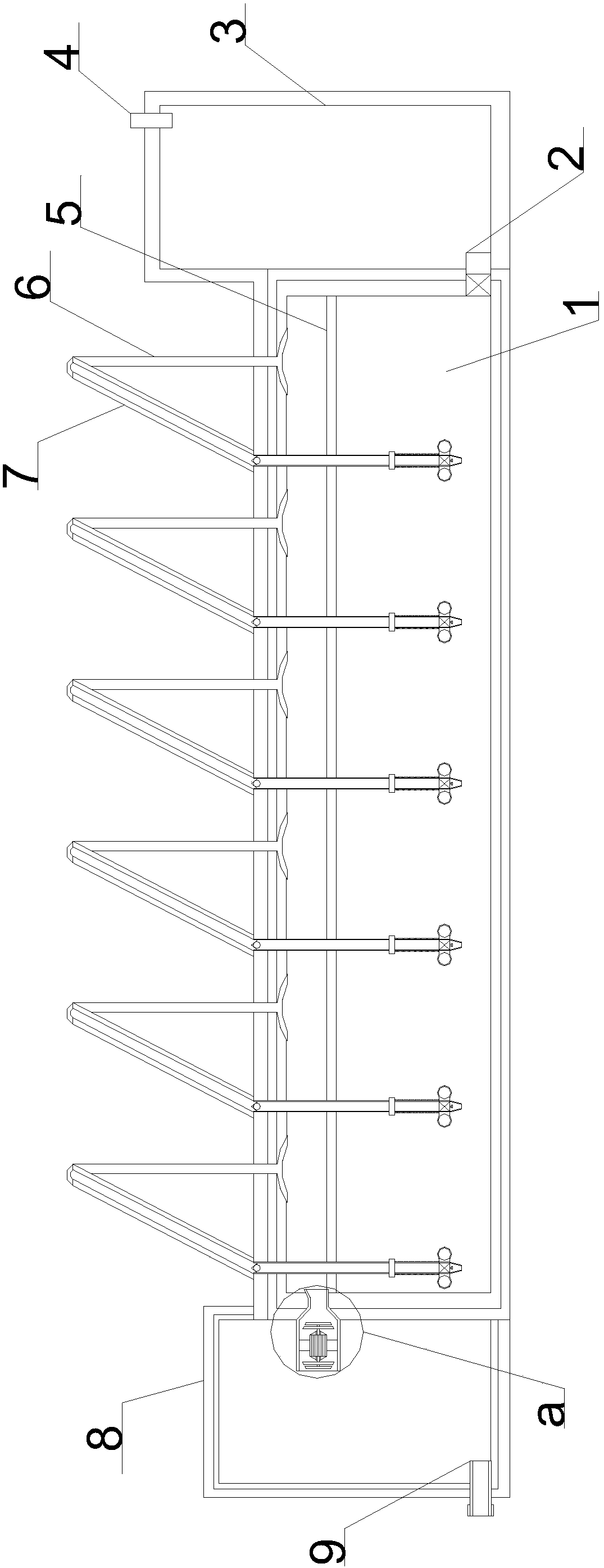 Active-liquid-pumping-type circular heating device