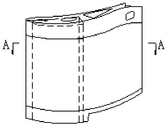 A method for rounding the air film hole of a turbine guide vane