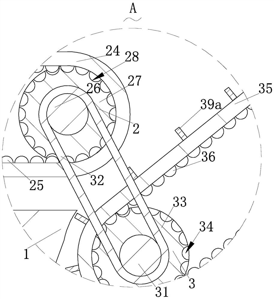 Conveyor belt with guide assembly for intelligent robot machining