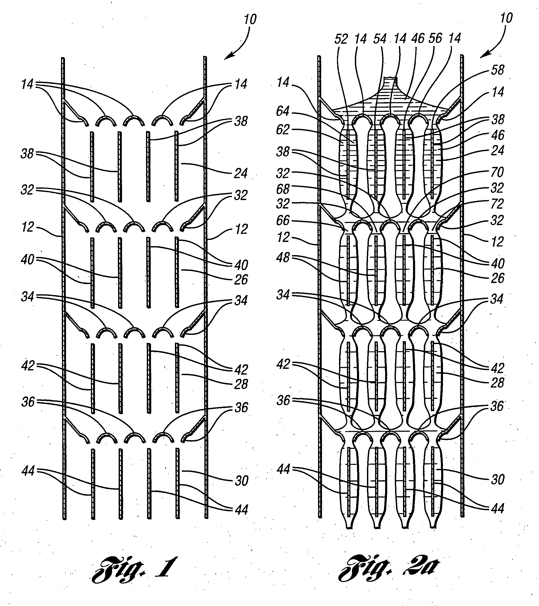 Family of stationary film generators and film support structures for vertical staged polymerization reactors