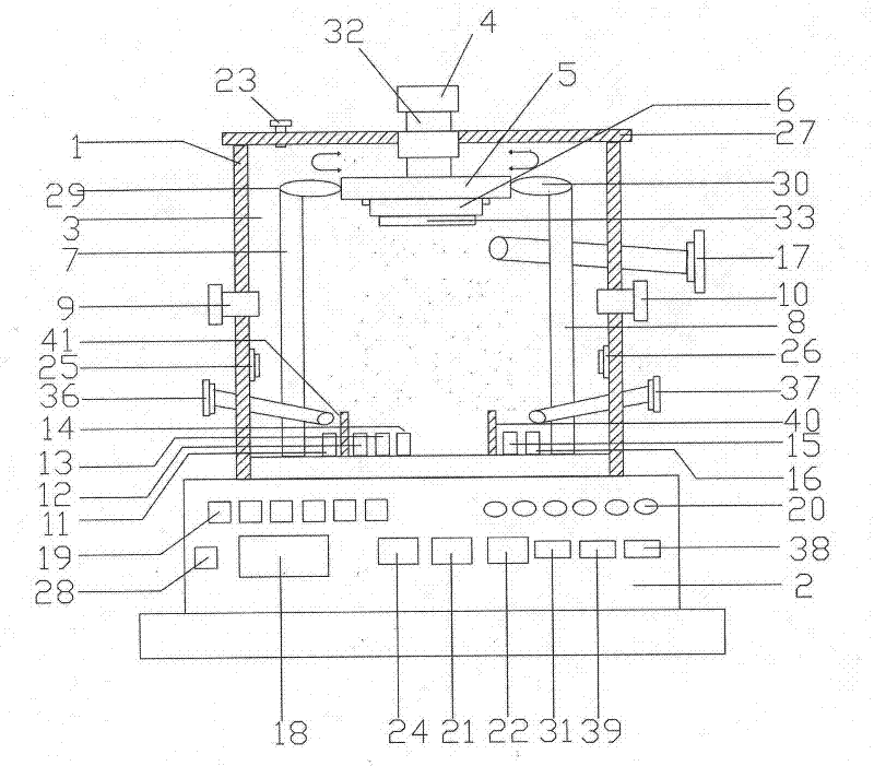 Preparation method of phosphorescent diode with electronic transmission layer doped with lithium fluoride