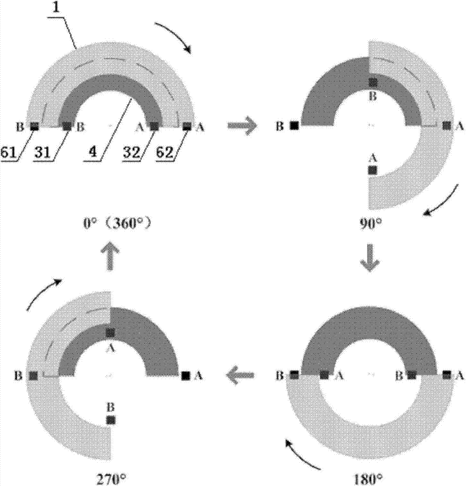 Rotary friction generator capable of outputting constant current