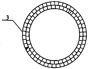 Packing structuring method for 3D printing supergravity rotating bed