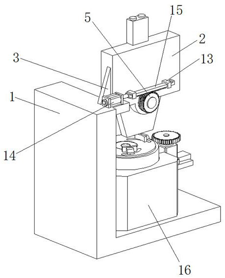 Internal combustion engine flywheel inclined hole machining equipment