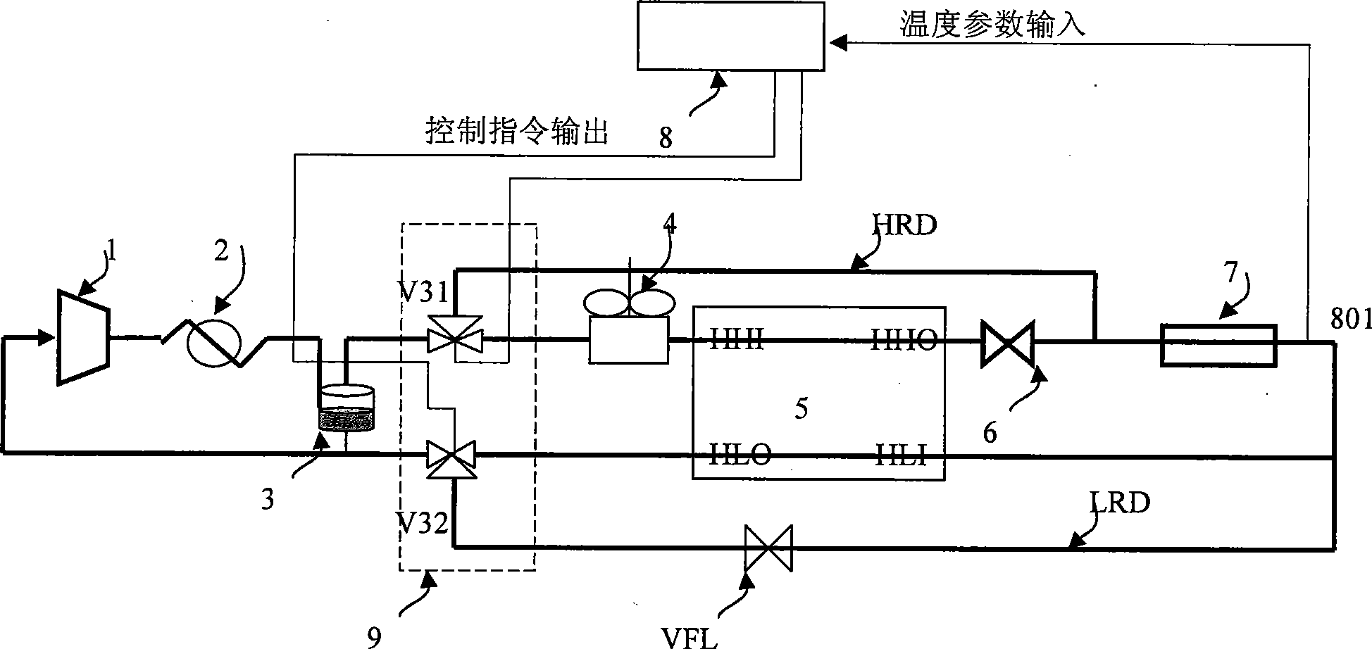 Thermal storage defrosting or temperature controlling mixed working substance copious cooling throttle refrigeration system