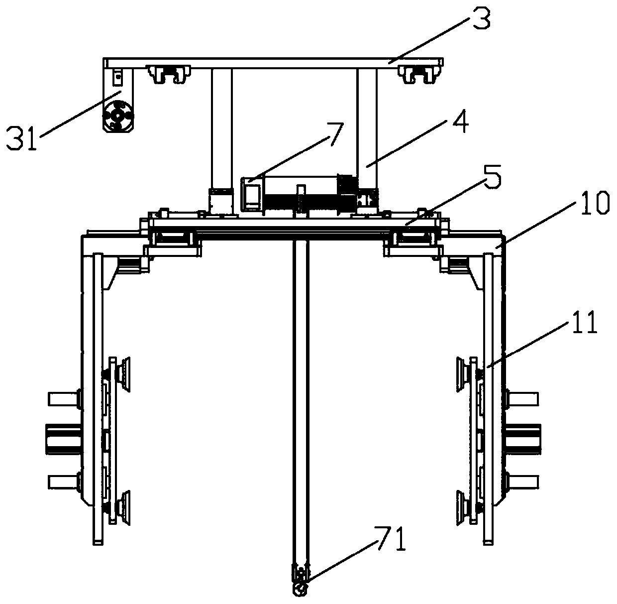 Mobile hoisting equipment used for diesel generator