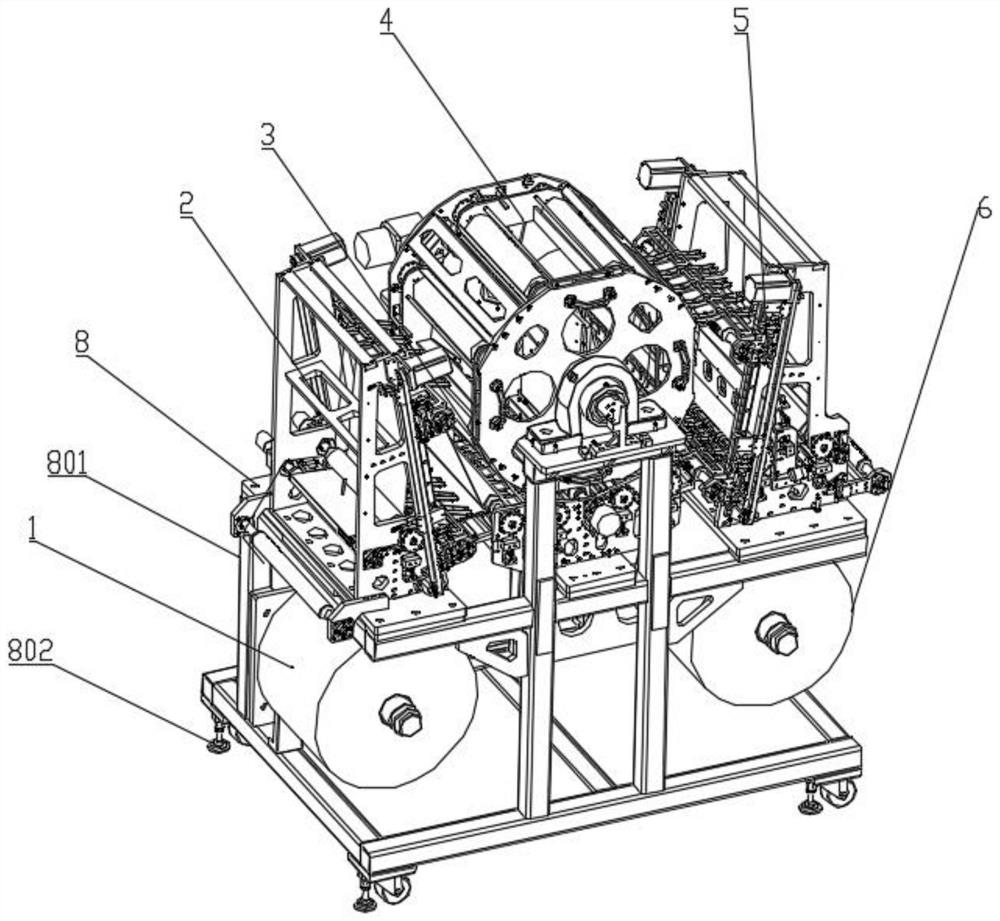 Multicolor transfer printing type industrial printer