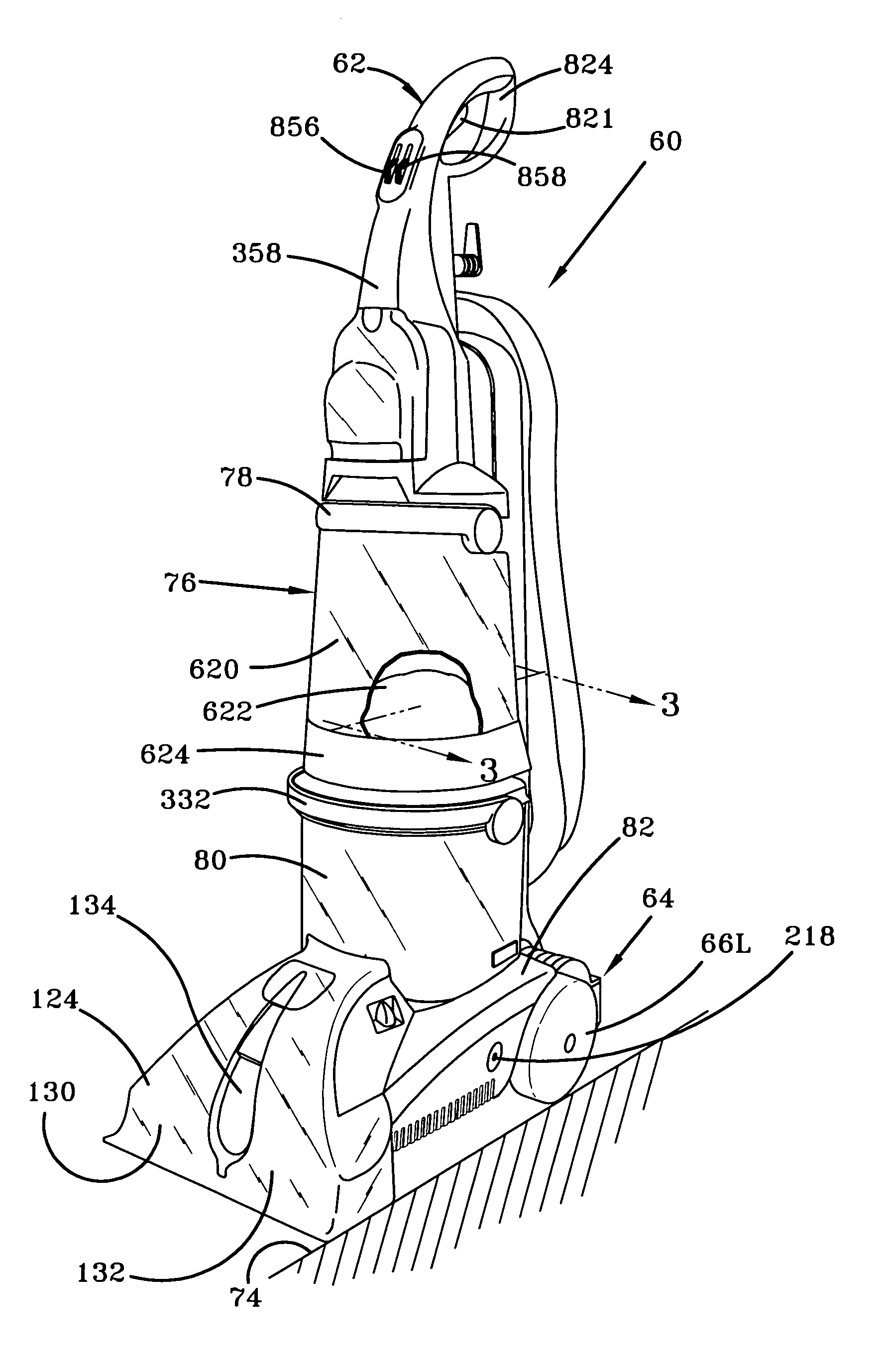 Solution distribution arrangement for a cleaning machine