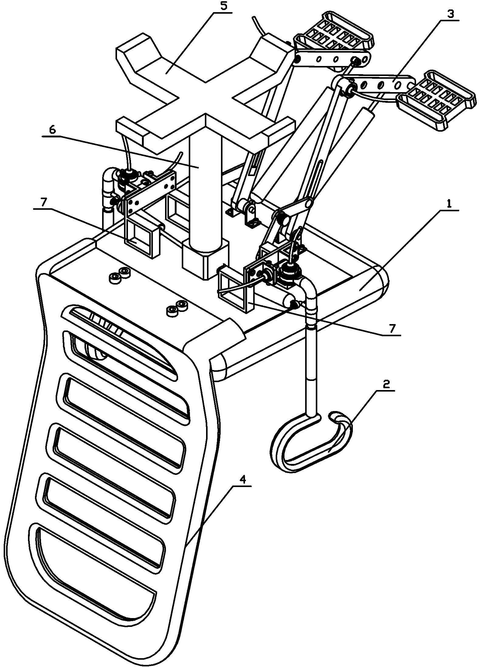 Fitness chair with digital output