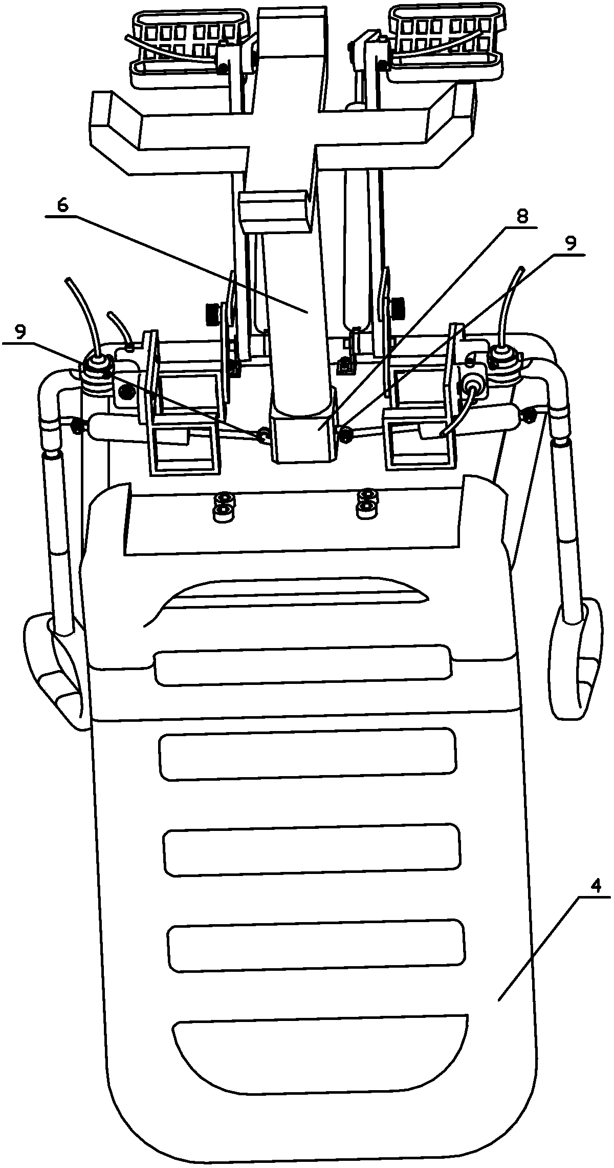 Fitness chair with digital output