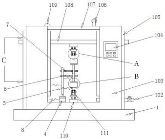 A chain strength detection device for a chain bucket sand dredger