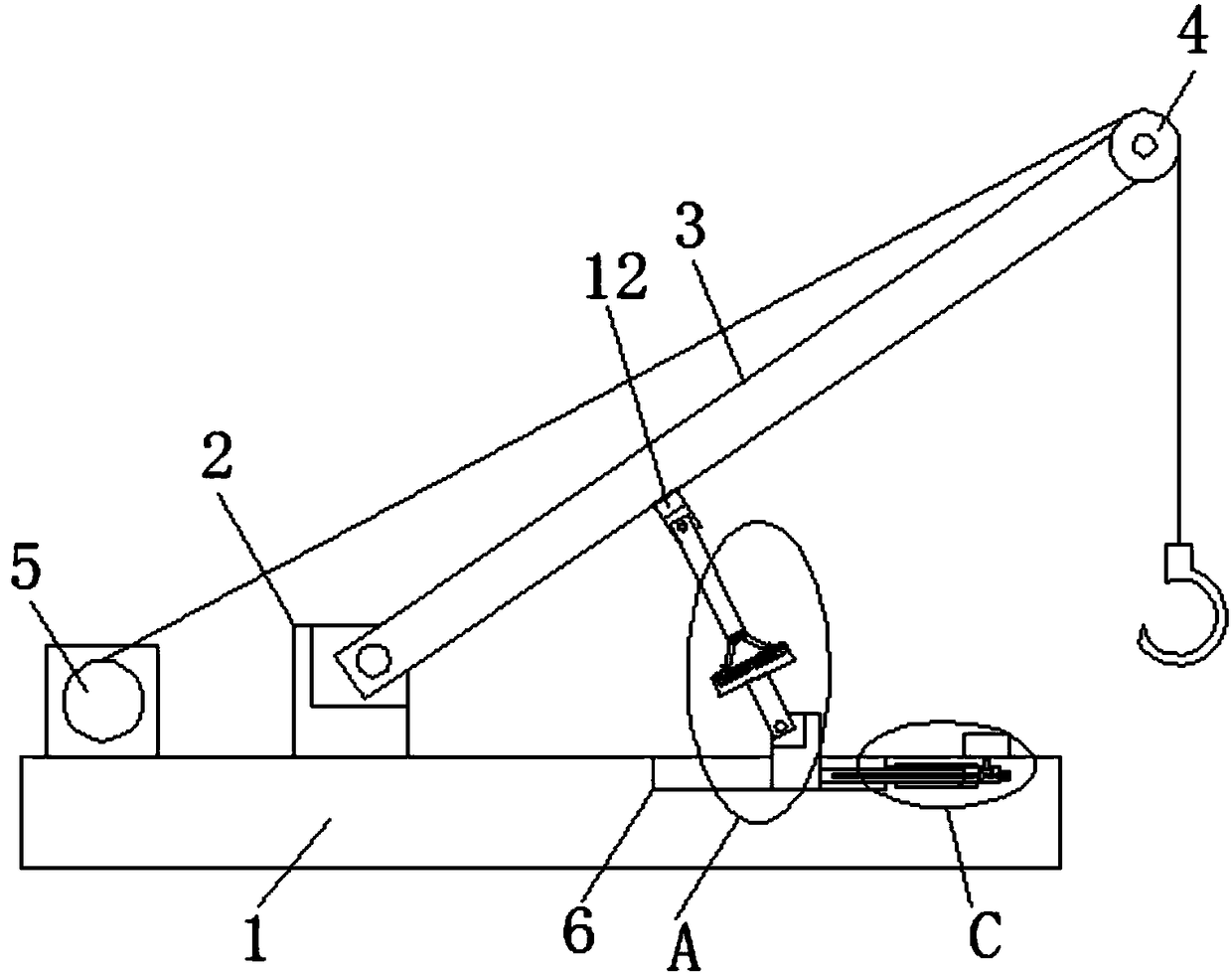 Crane with dual-drive structure