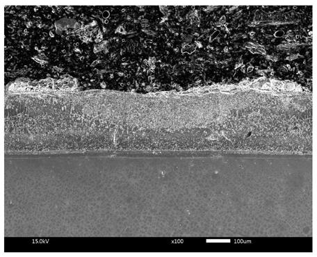 A method for continuous laser shock fusion injection of fine particles by forming injection force with laser shock energy