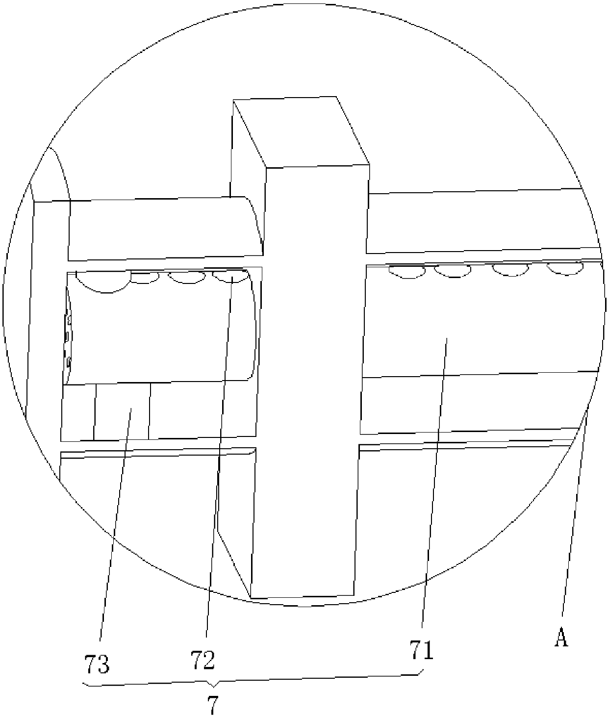 Seed-discharging and filtering device for enzyme manufacturing