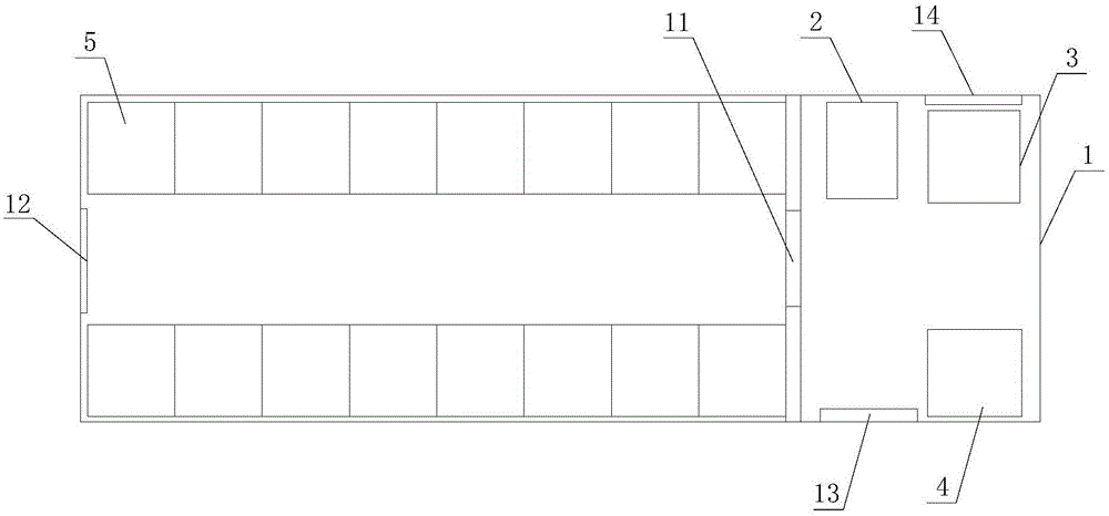 Energy storage battery container