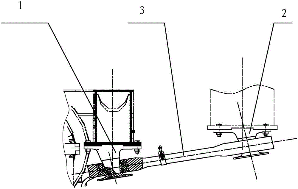 Railway locomotive traction device and railway locomotive