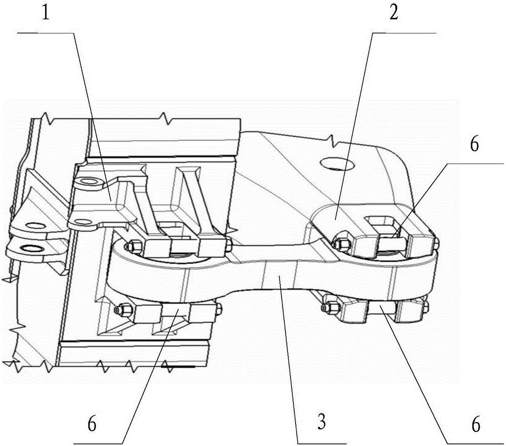 Railway locomotive traction device and railway locomotive