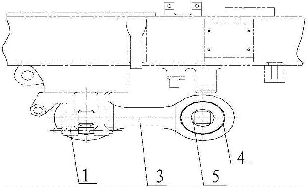 Railway locomotive traction device and railway locomotive