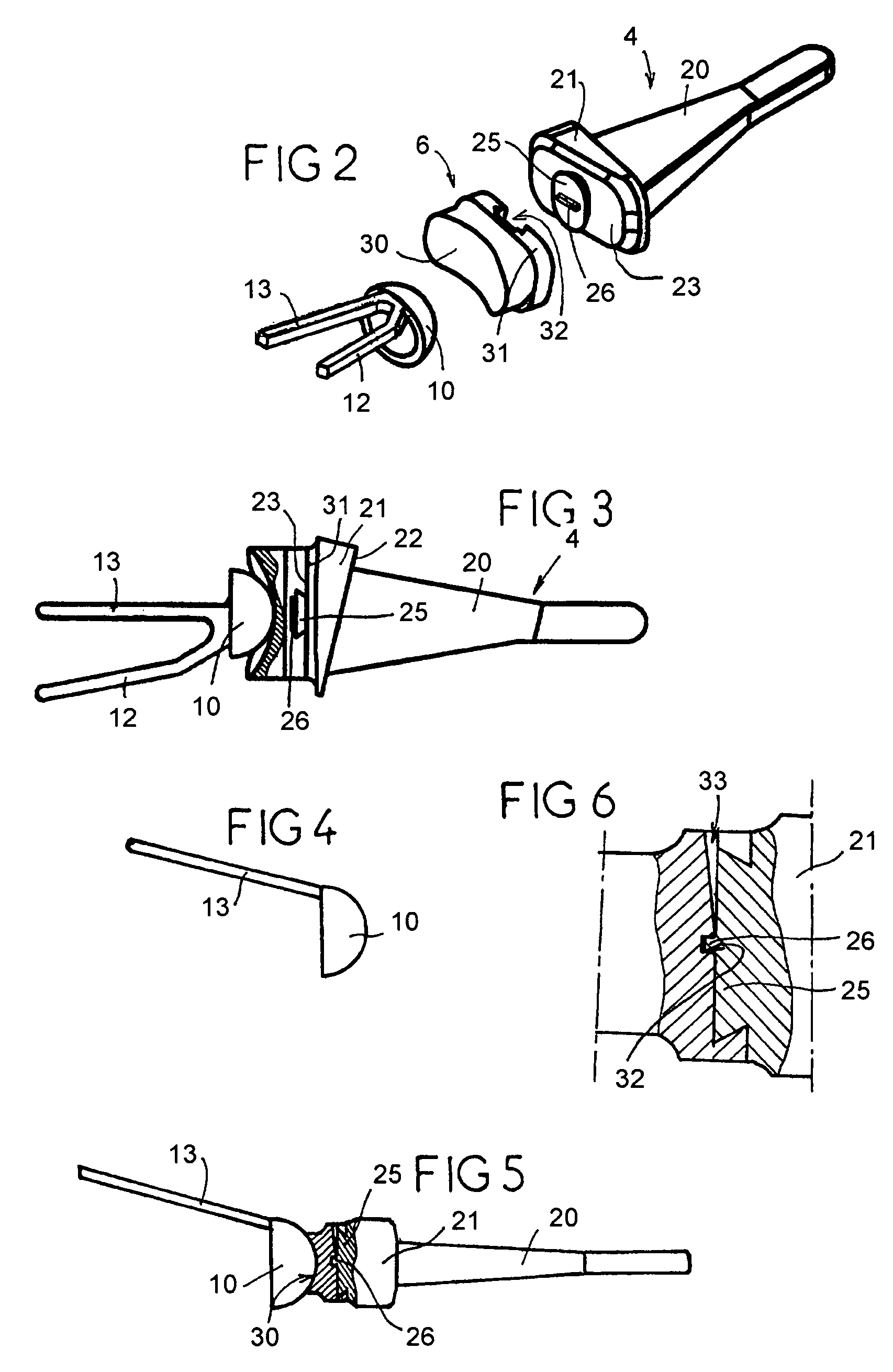 Wrist articulation prosthesis and set of elements allowing building of this prosthesis