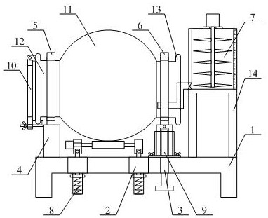 Automated shell-making raw material mixing equipment for investment mold manufacturing