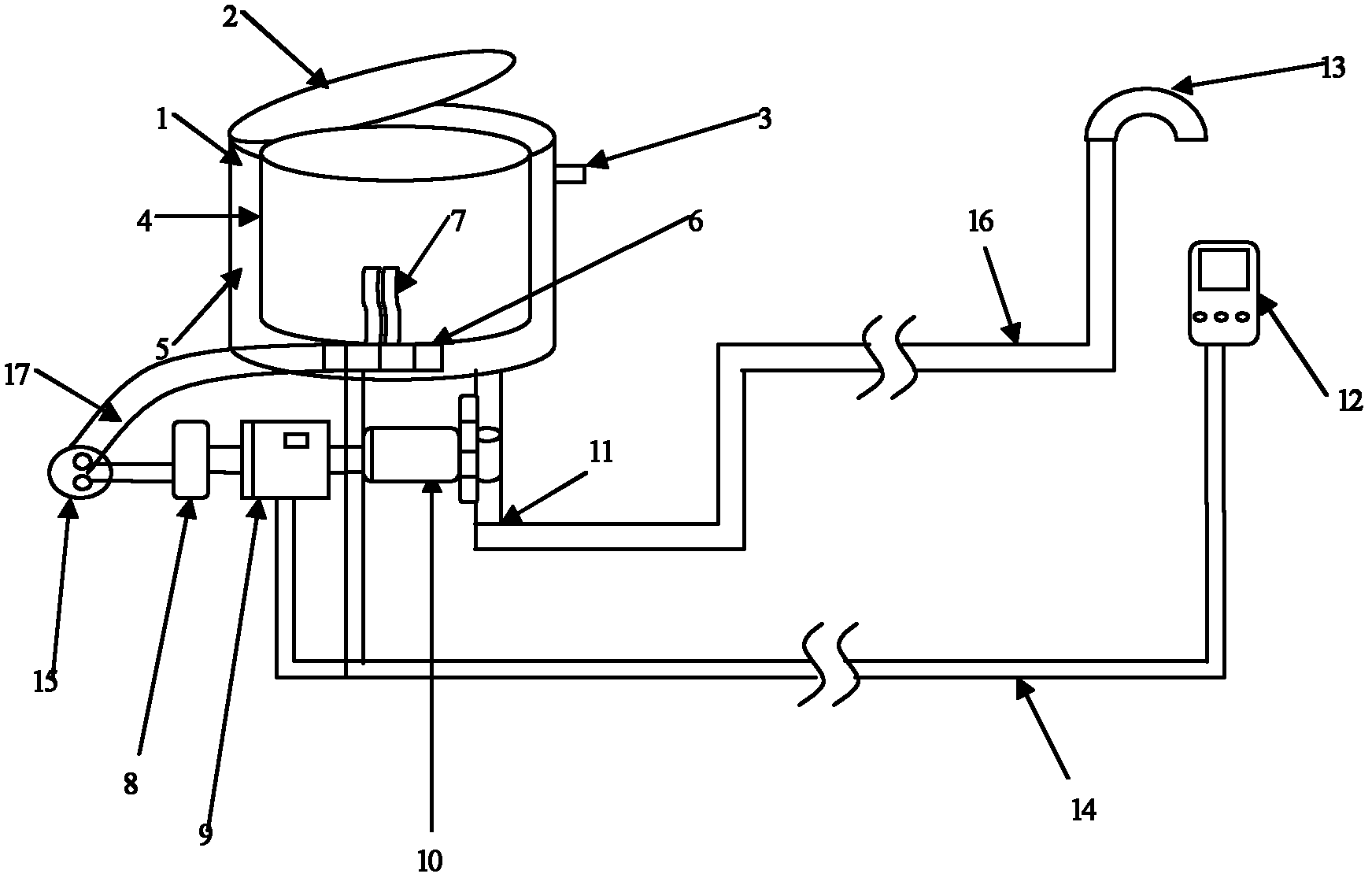 Nonbearing floor type electric heating shower