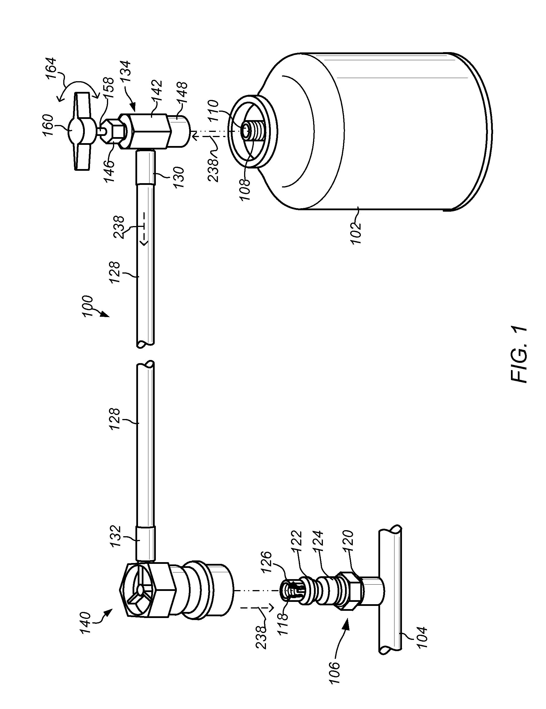 Refrigerant charging assemblies and methods of use