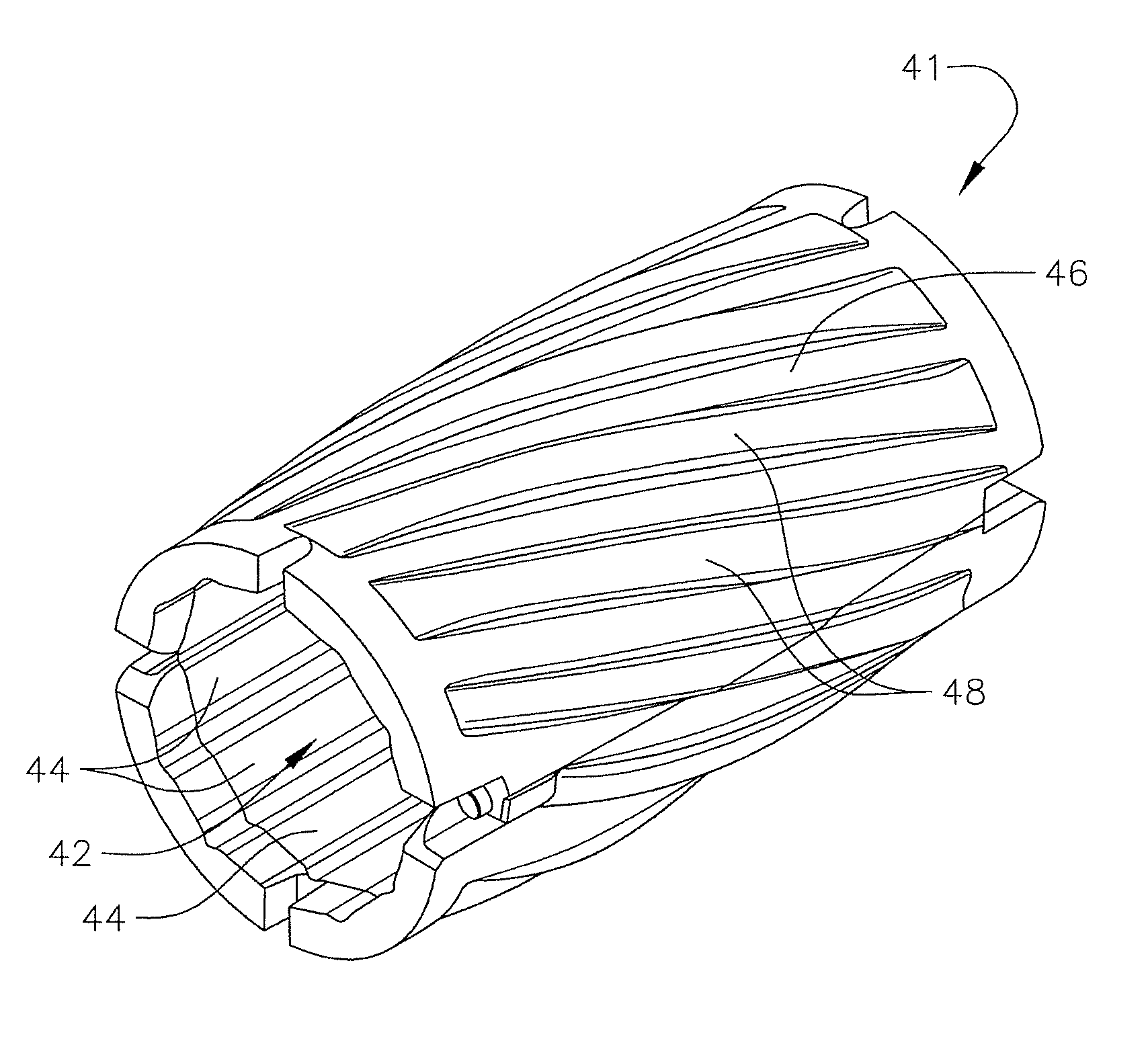 Open hole non-rotating sleeve and assembly