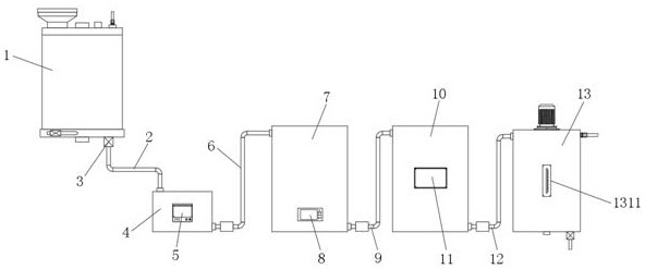 Continuous amylase conversion device