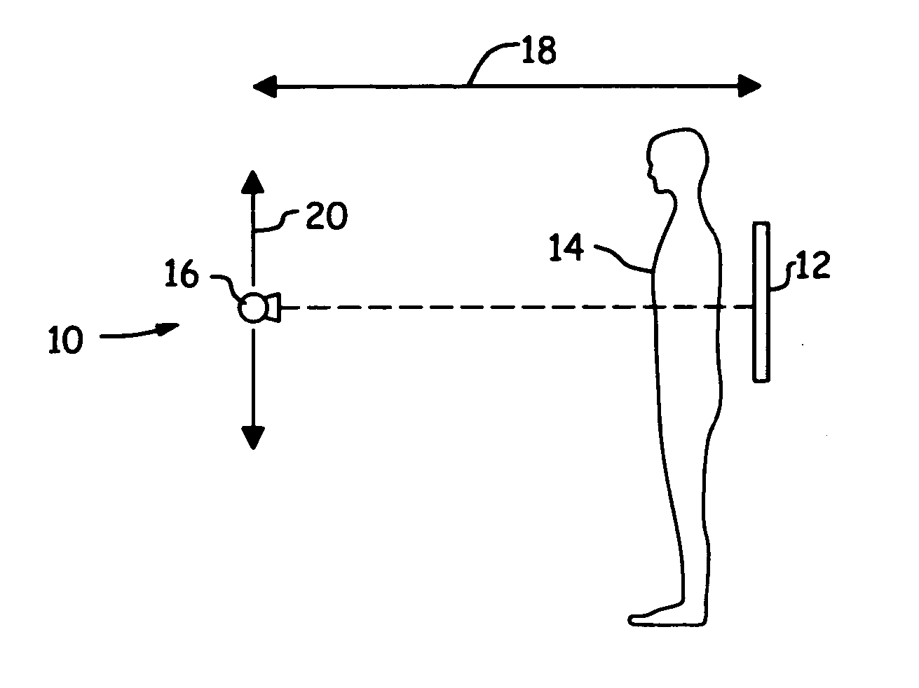 Non-iterative algebraic reconstruction technique for tomosynthesis