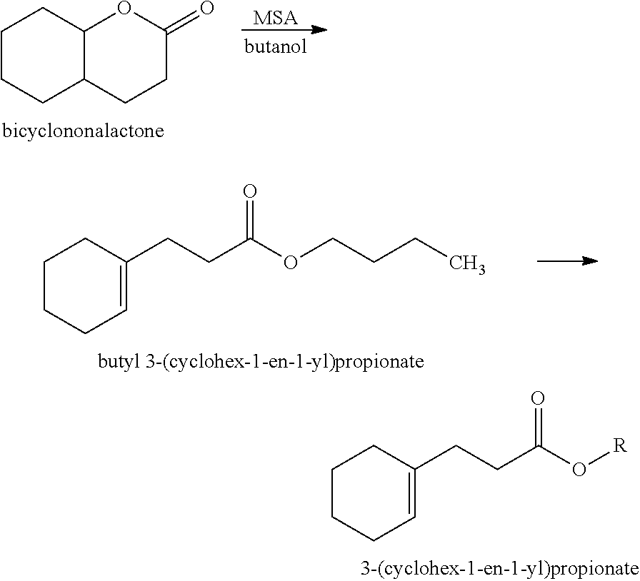 3-(cyclohex-1-en-1-yl)propionates and their use in perfume compositions