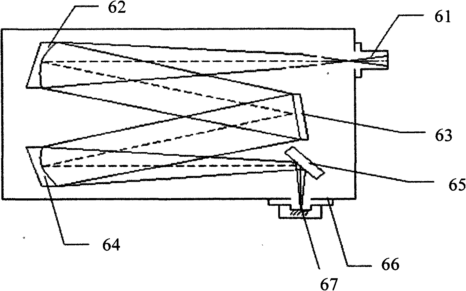 Online film thickness monitoring system and light splitting device for high-resolution narrow-band spectrum