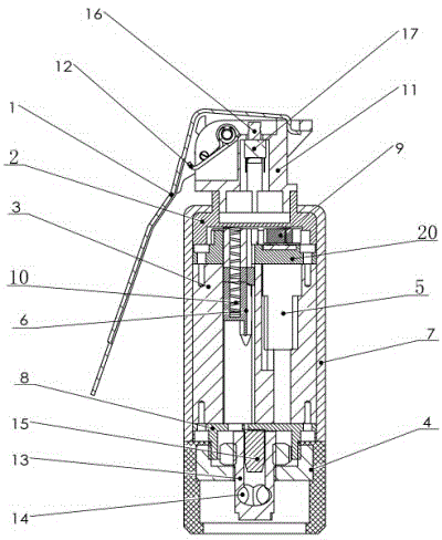 Hand casting type simulation bomb for training