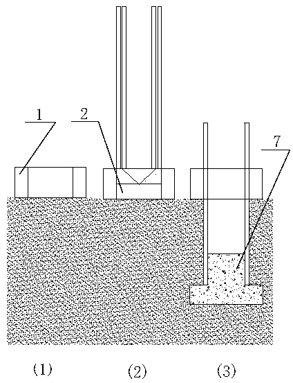 Pile-platform integrated formation construction technology