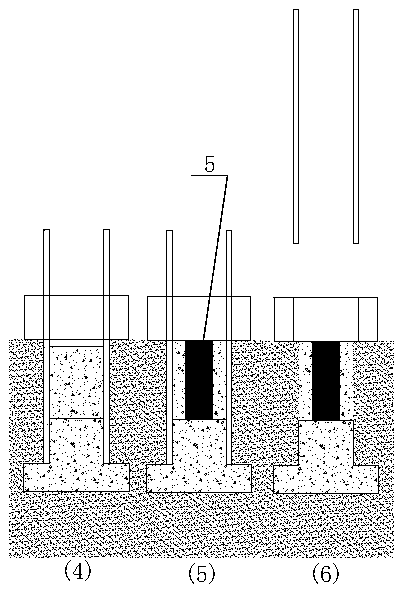 Pile-platform integrated formation construction technology