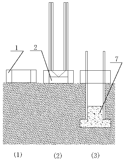 Pile-platform integrated formation construction technology