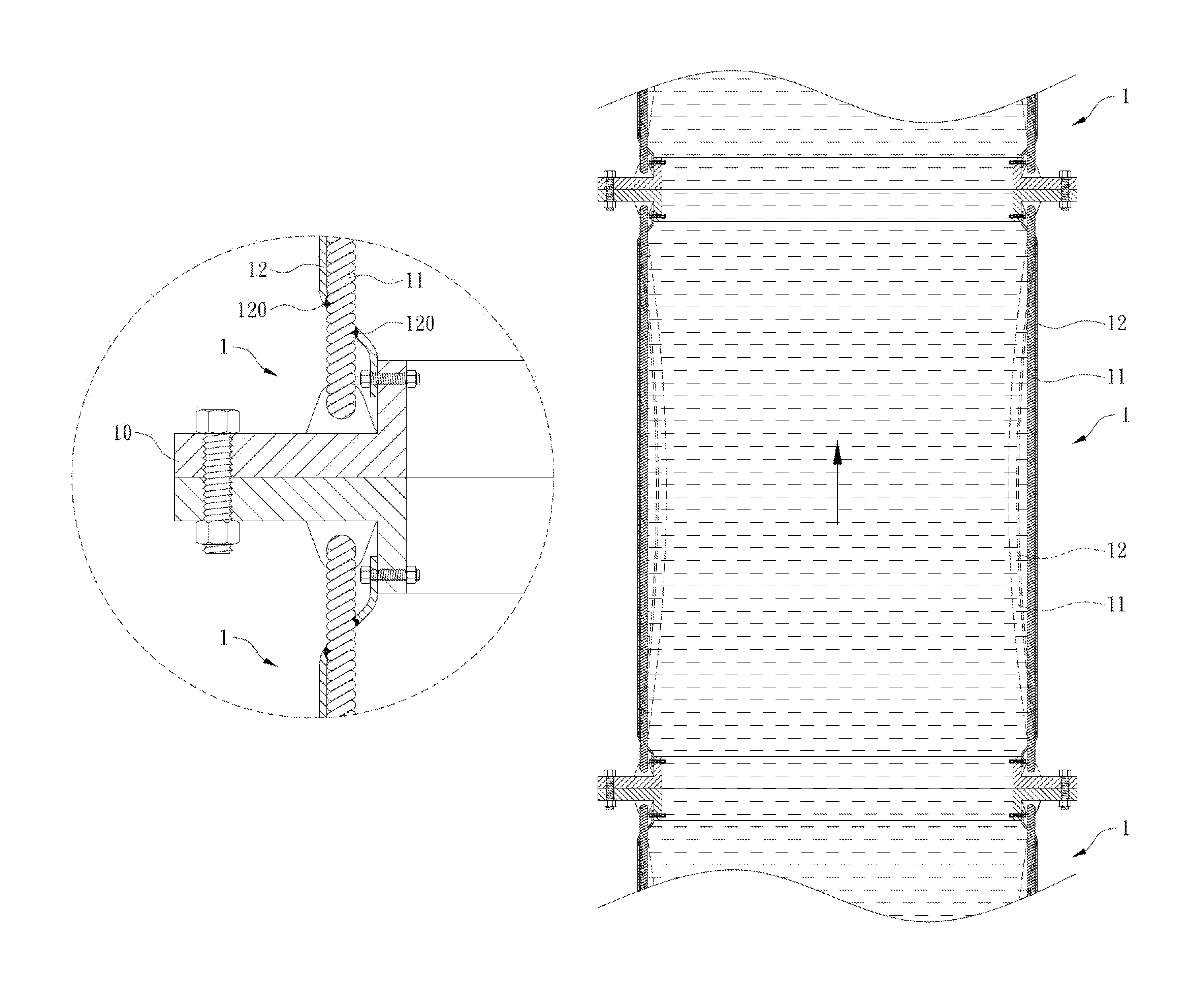 Water intake pipe of ocean thermal energy conversion power plant