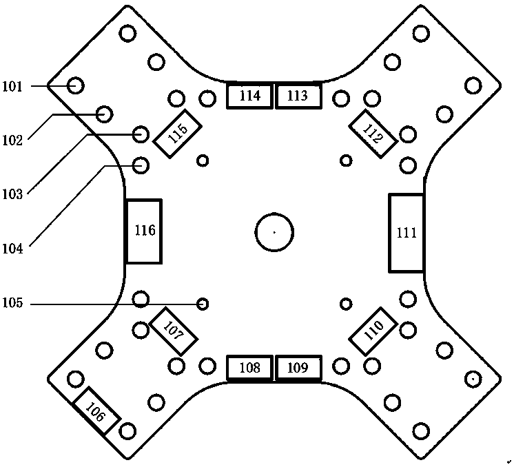 Four-axis aircraft system based on multi-sensor fusion and working method thereof