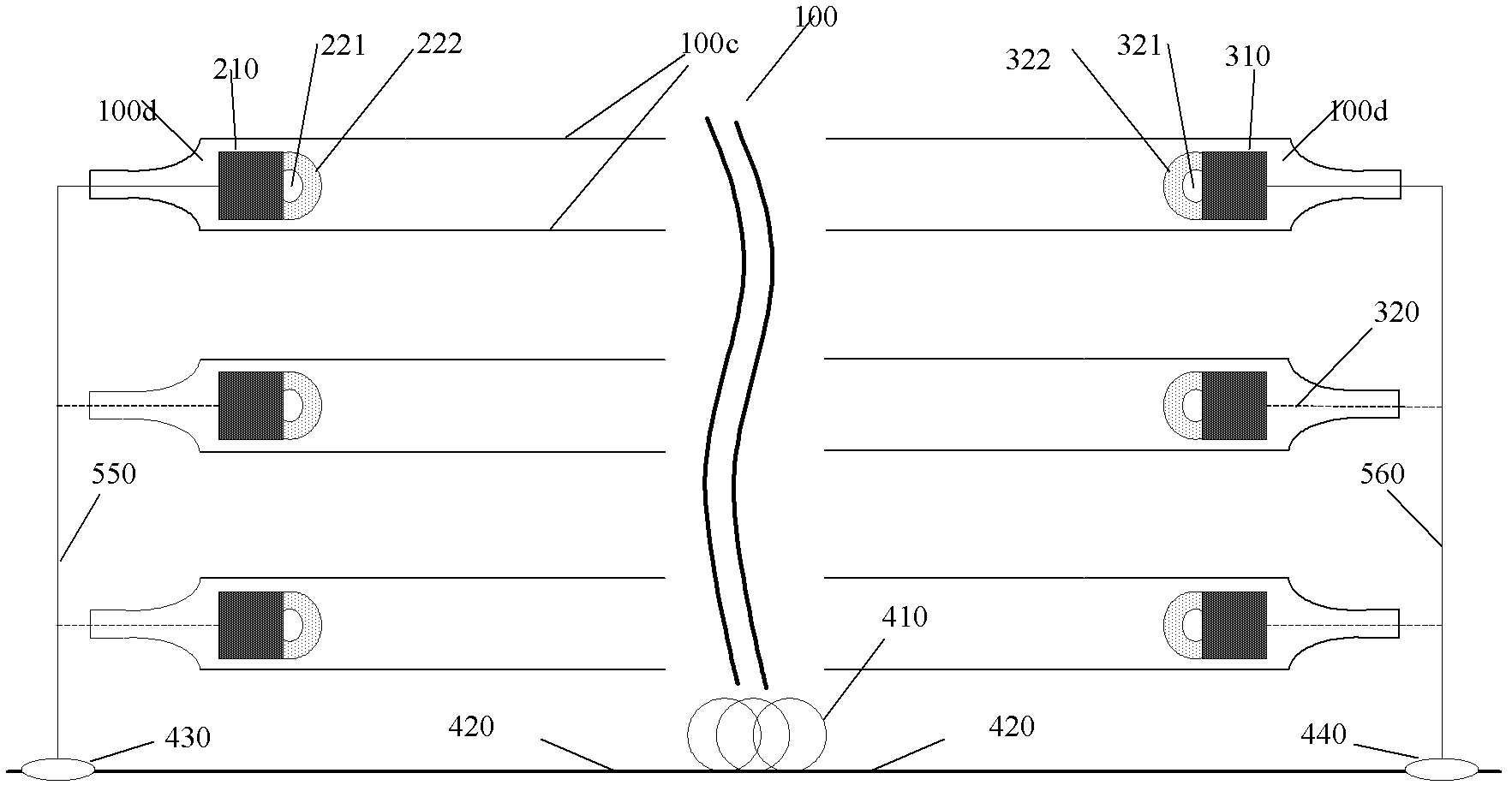 Millimeter wave waveguide communication system