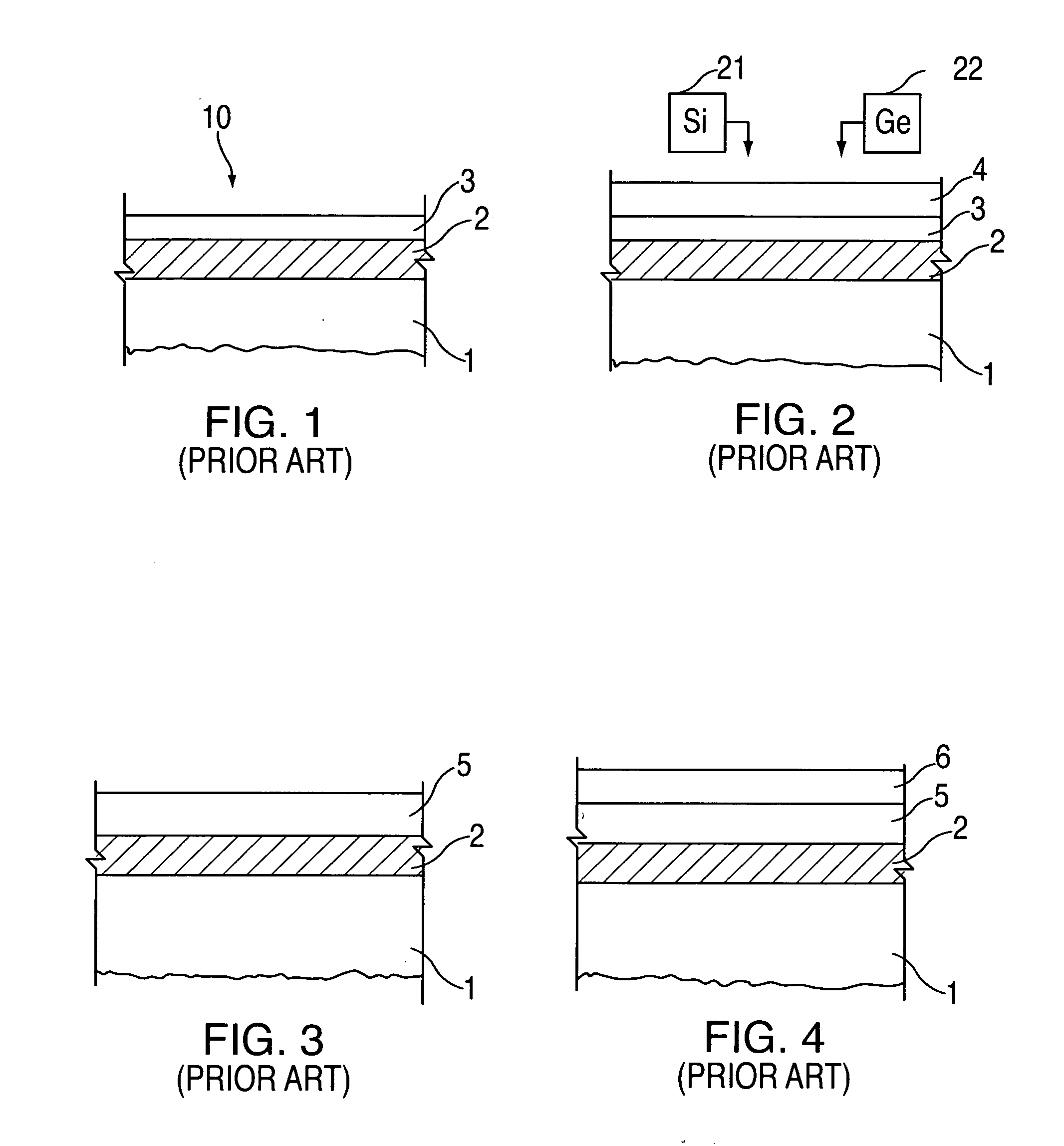 Method of forming strained silicon materials with improved thermal conductivity