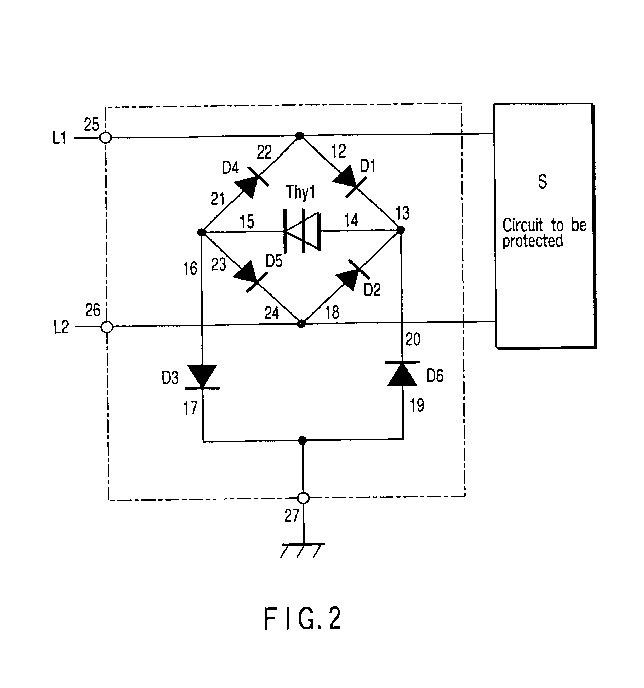 Surge protection semiconductor device