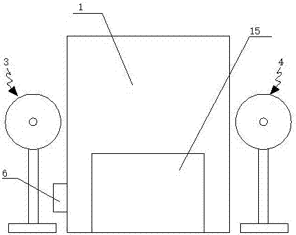 Cable talcum powder spray coating device