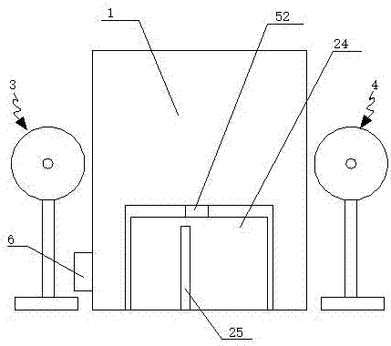 Cable talcum powder spray coating device