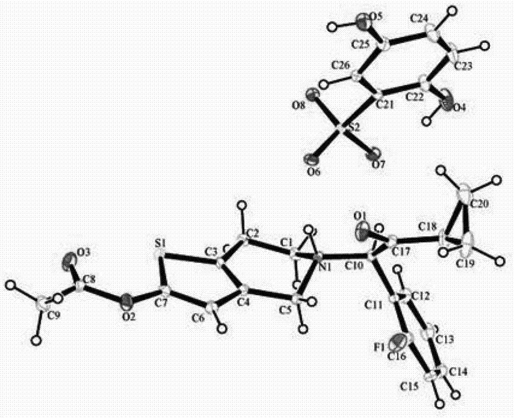 Acid-addition salt of Prasugrel, preparation method and application