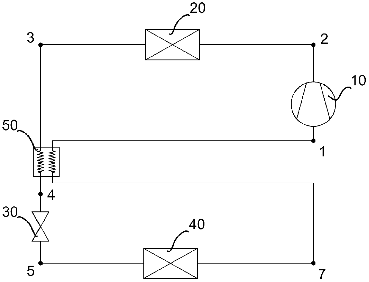 Refrigeration system, refrigerator with the same and control method thereof